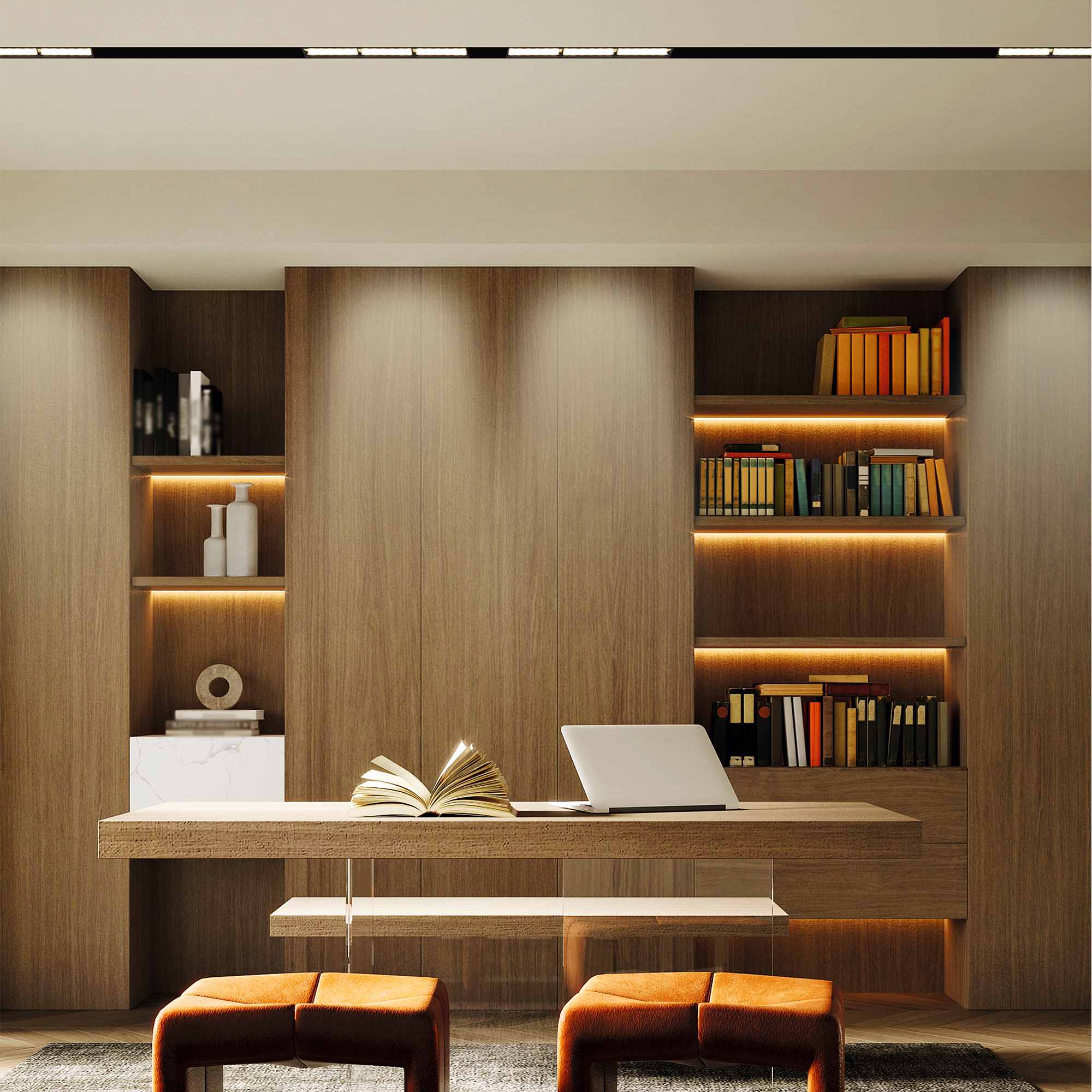 Светильник трековый SKYLINE 48 LED в интерьере